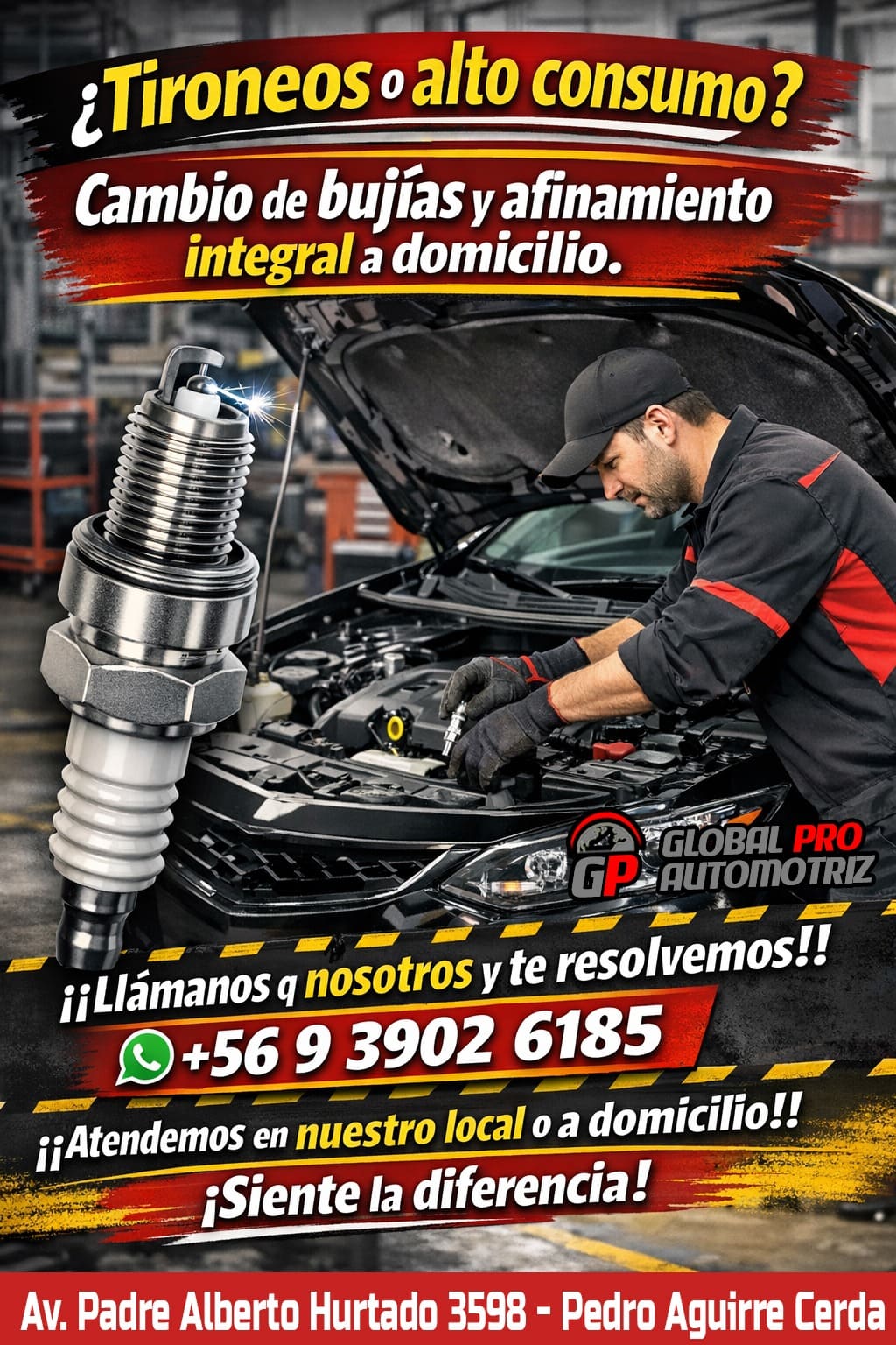 Cambio de spark plugs afinamiento engine limpieza inyectores