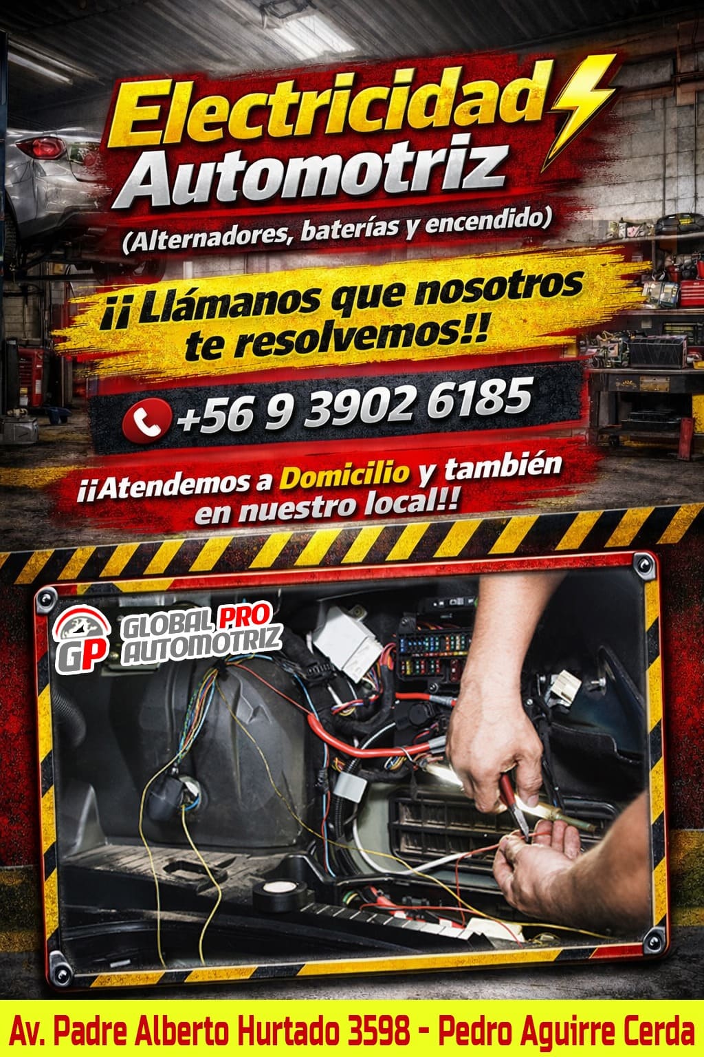 Electricidad Automotriz a Domicilio en Santiago - GlobalPro Automotriz
