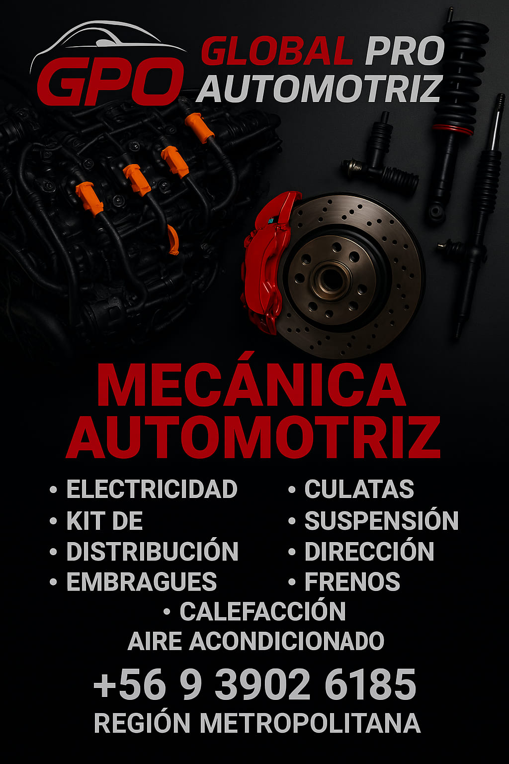 Mecánico a domicilio en Cerrillos - GlobalPro Automotriz