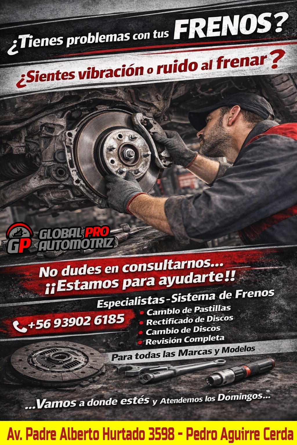 Mecanico 24 Horas en Santiago - GlobalPro Automotriz