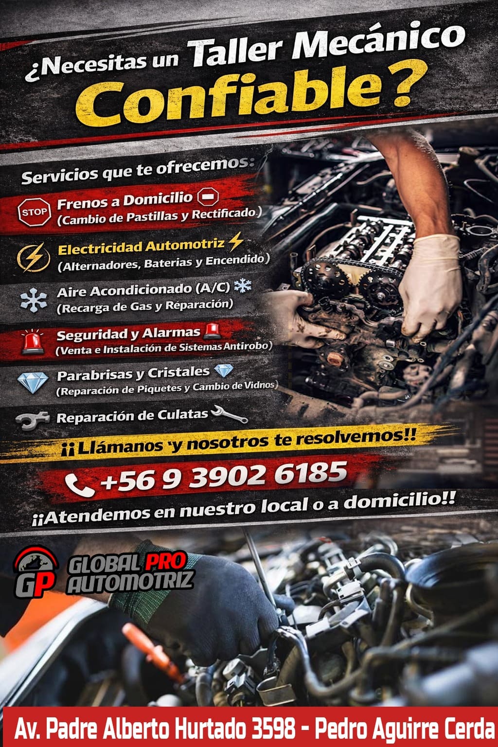 Diagnostico con Escaner a Domicilio en Santiago - GlobalPro Automotriz